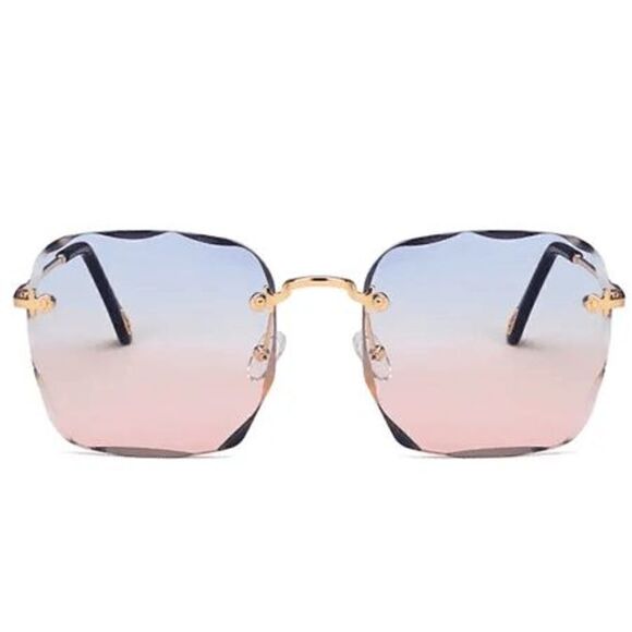 2/$30 Ladies Blue Pink Fun Stylish Sunglasses - Picture 1 of 4